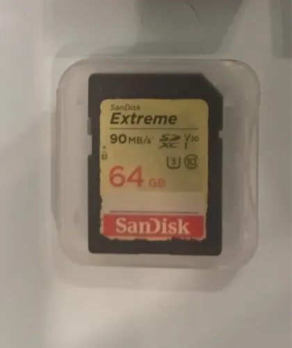 Cartão SD Sandisk 64GB Extreme