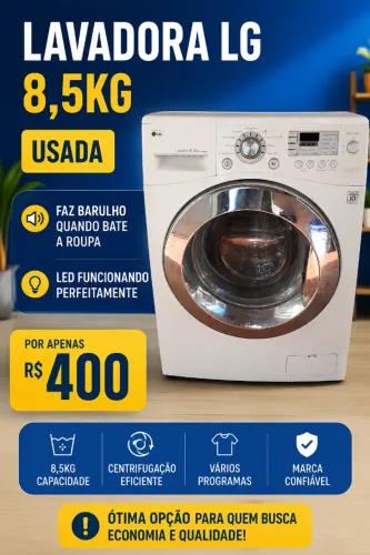 Máquina lava e seca da LG