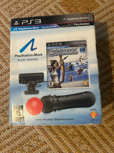 Bundle PS move e PS Eye câmera com Sports Champion