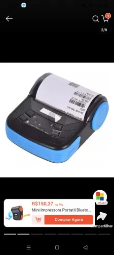 Impressora bluetooth