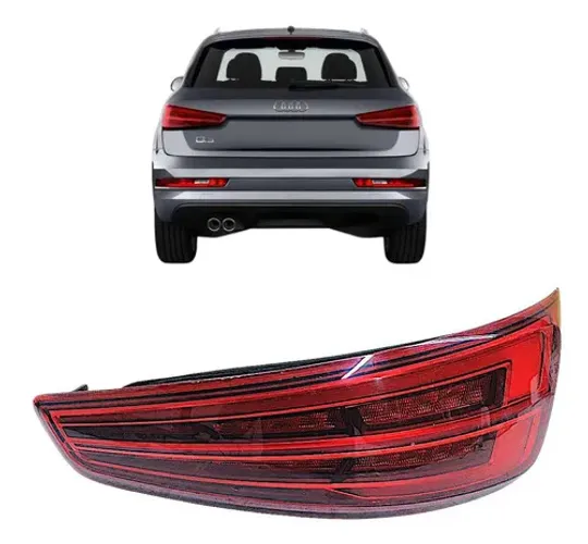 Lanterna Traseira Audi Q3 2017  Direito Direito/passageiro Vermelho