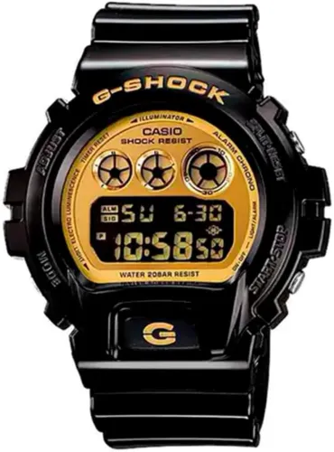 Relógio Casio G-shock Dw-6900cb-1ds Preto/dourado Original