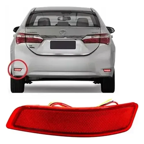 Lanterna Refletor Para-choque Toyota Corolla 2014 ate 2019
