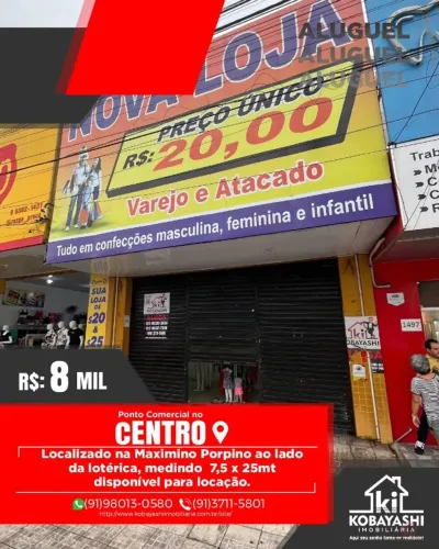 Ponto Comercial no Centro - Castanhal