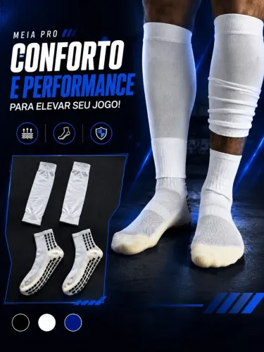 Meião Cortado Futebol Unissex