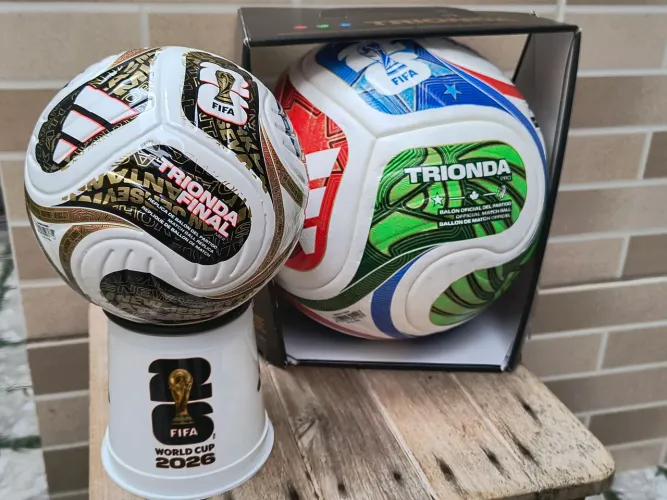 Bola Adidas Trionda Pro Original Copa Mundo 2026 + Brinde Mini Trionda Final