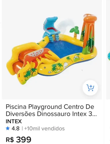 Playground infantil inflável