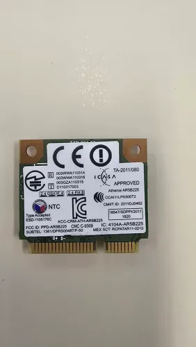 Placa Wifi + Bluetooth Notebook Sony Vaio - Atheros Ar5b225