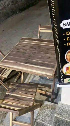 Mesa para comércio 4 cadeiras 