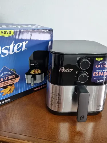 Fritadeira Elétrica Ayrfrier Inox Compact - 4,6L - Oster - Voltagem 110 - Nova