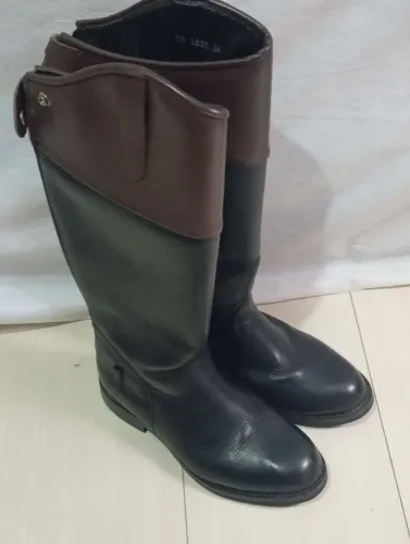 Bota de couro hipismo 34