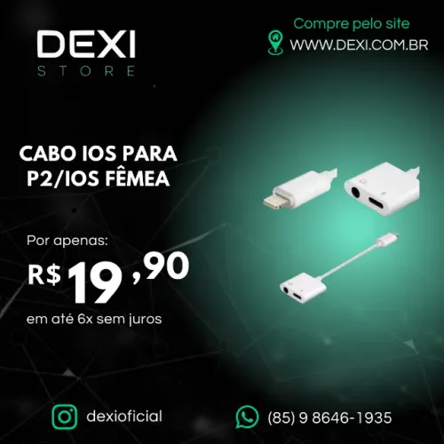 CABO IOS PARA P2/IOS FÊMEA