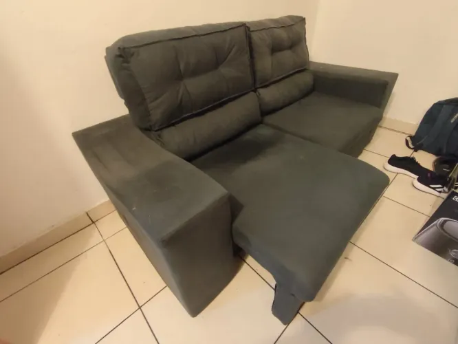 Sofá retrátil 4 lugares
