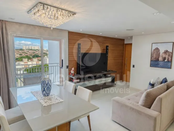 Apartamento Semi Mobiliado 2 Dorms, 1 Suíte, 2 Vagas e Varanda Gourmet no Reviva Campinas-