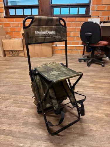 Cadeira/Banco de Pesca Dobrável Marine Sports com Mochila | NOVO