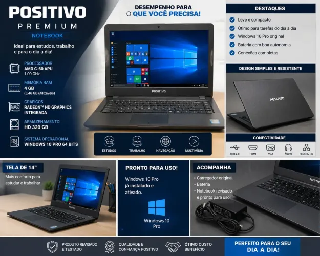 Notebook em ótimo estado