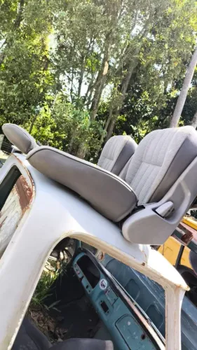 banco adaptado caminhonete c10