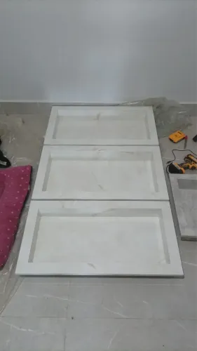 Nicho para banheiro feito em porcelanato