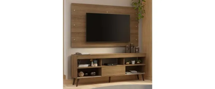 Rack com painel para TV até 65" Madesa novo - entrega Curitiba
