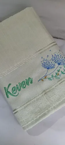 Toalhas com bordado personalizado 