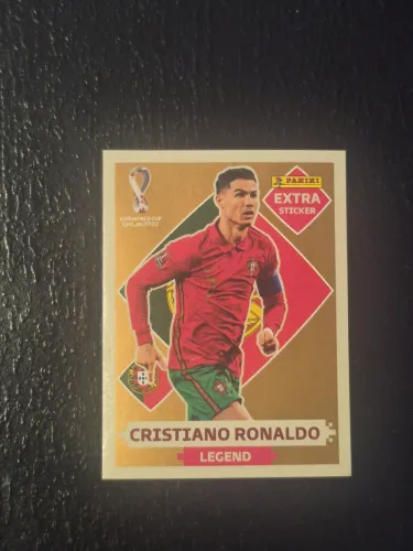 Figurinha Cristiano Ronaldo Bronze Legend Copa 2022 Qatar - Extra Sticker