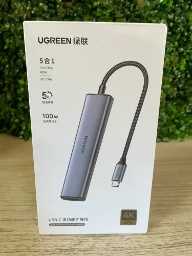 Ugreen Hub USB-C 5 em 1 adaptador multiporta 4K HDMI