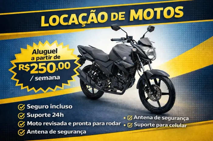 Aluguel Moto - Rápido e Fácil 
