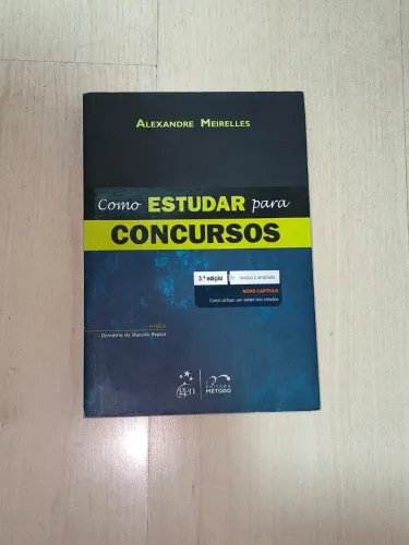 Livro: Como Estudar para Concursos - 3ª Edição