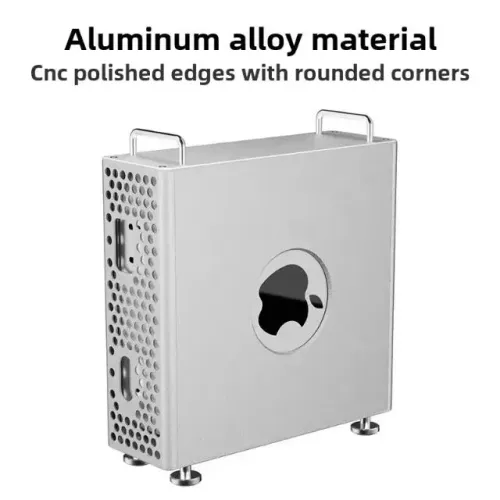 Case de Alumínio para Mac Mini M4 / M4 Pro, Suporte Vertical