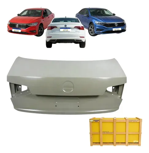 Tampa Porta Malas Vw Jetta 2019 2020 2021 2022 2023 2024 Cinza Para Pintura