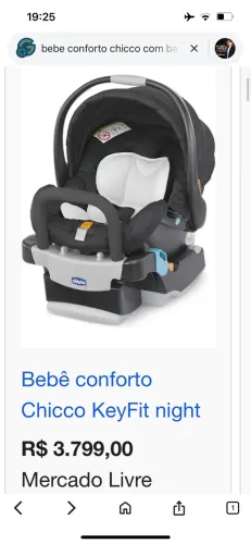 Cadeirinha bebê conforto cadeirinha Chicco Keyfit