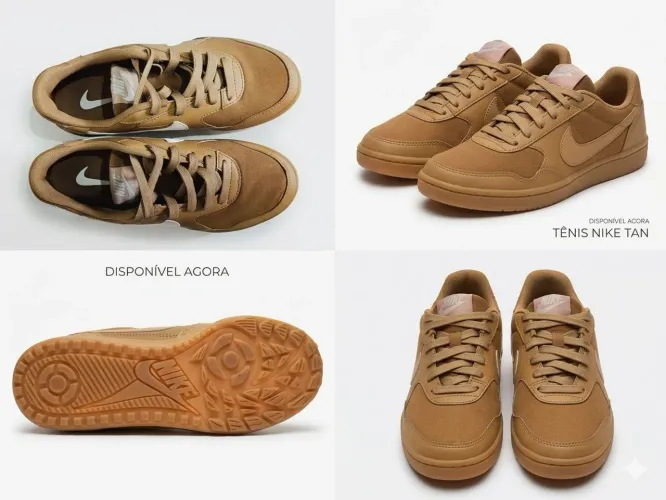 Tênis Nike Terra Manta Feminino - Marrom+Branco