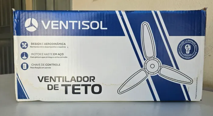Ventilador de teto novo