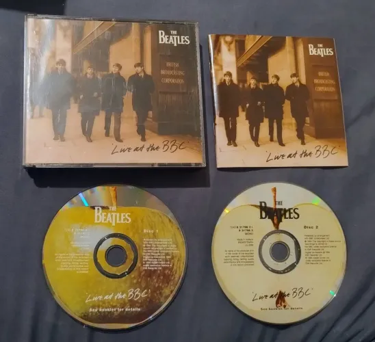 CD duplo Beatles original, Live at BBC 