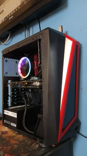 CPU core i5 9400f 16gb ddr4 ssd 256gb nvme fonte 600w 80plus aceito cartão
