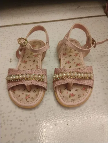 Sandália infantil feminina rasteirinha - tamanho 6