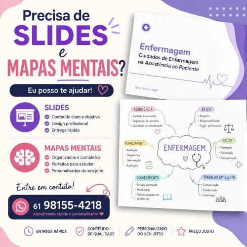 Slides e mapas mentais 