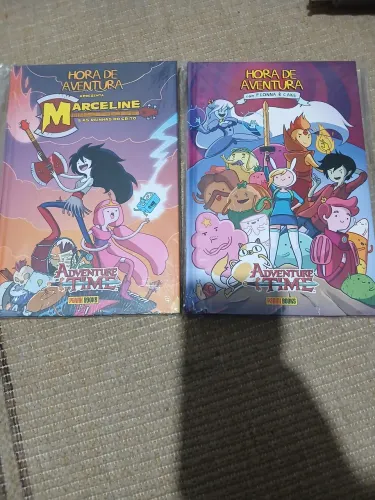 Lote HQ capa dura Hora de Aventura Marceline e as Rainhas do Grito e Fionna & Cake