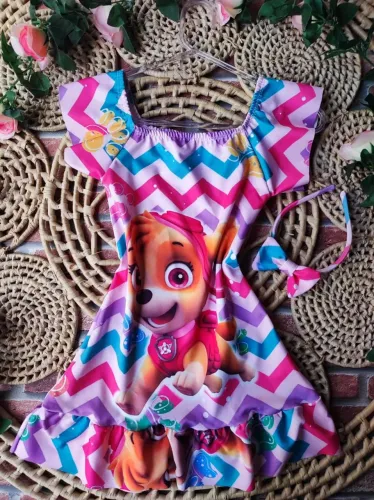 Vestido Skye Patrulha Canina
