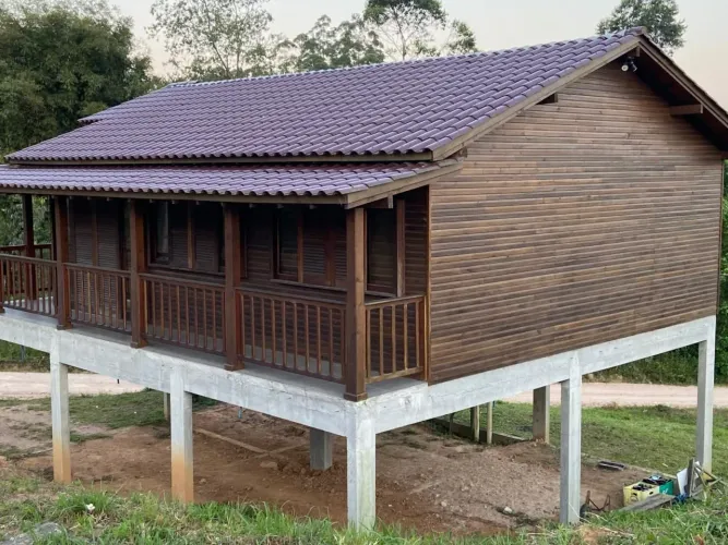 Casa à Venda no loteamento nova coletora em lauro Müller 