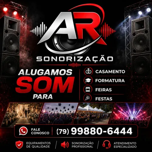 Sonorização para festas