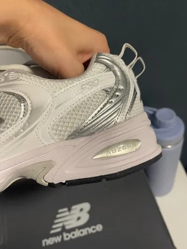 New Balance 530 branco cinza tam 38 veste 37 importado