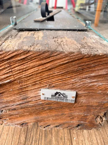 ? LAREIRA PORTÁTIL ECOLÓGICA EM MADEIRA RÚSTICA E VIDRO TEMPERADO ?