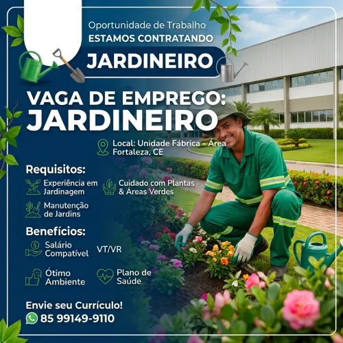 VAGA DE JARDINEIRO