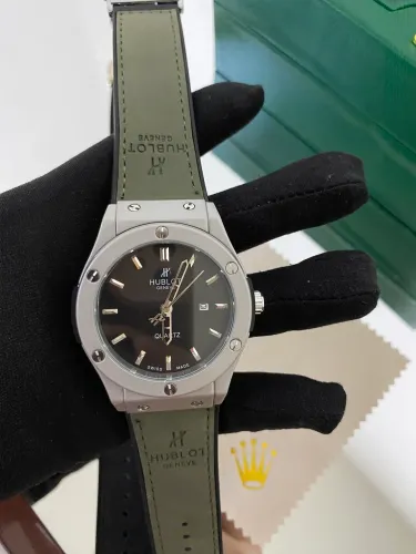 Relógio hublot pulseira de couro