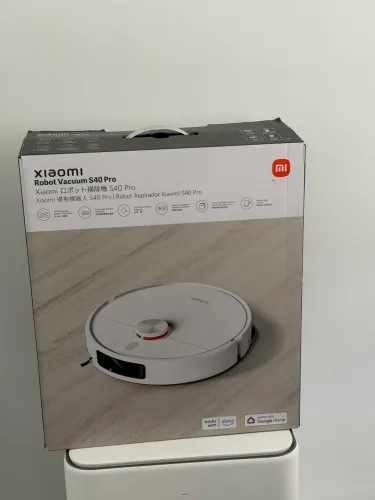 Aspirador xiaomi robô s40 pro bivolt 15mil pa de sucção, global - novo