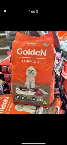 GOLDEN ? ADULTOS CARNE MINI BITS 15KG RETIRAR EM GUARULHOS JD SANTA EMÍLIA ..