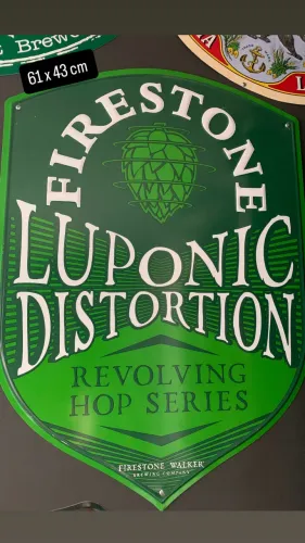 Placa cerveja - Firestone Walker - grande 61x43