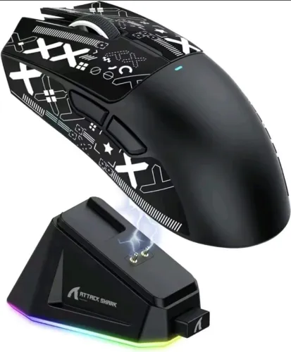 Mouse Gamer Attack Shark X11 Preto