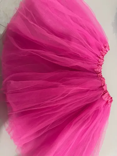 Saia de tule rosa